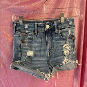 aerie jean shorts